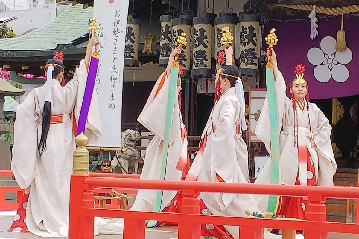 大阪天滿宮 鎮花祭
