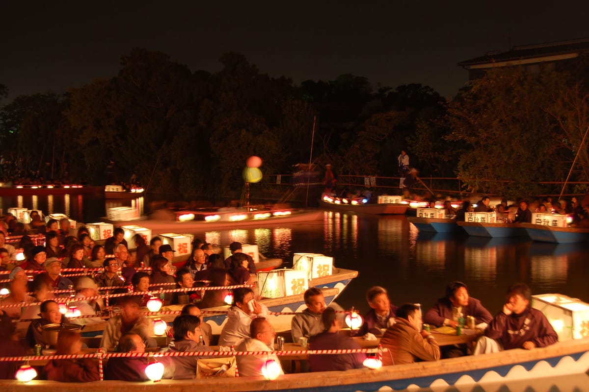 Desfile Fluvial del Festival Hakushu