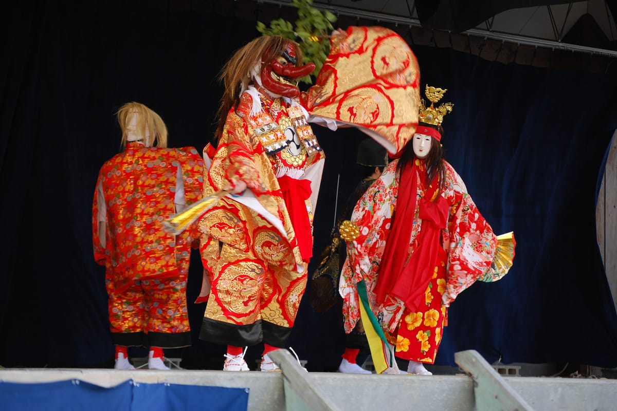 春日神社夏季大祭神樂奉納