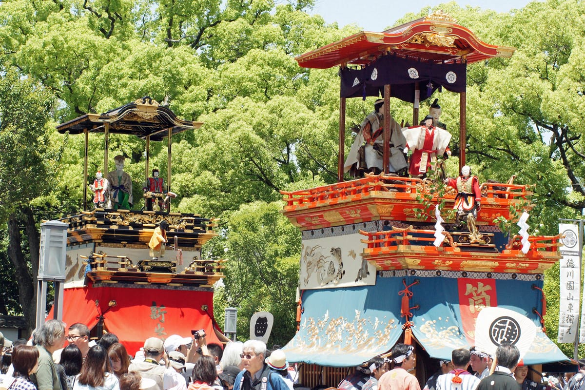 德川園山車巡遊展