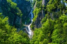 Tourist destination images of Ginga and Ryusei Waterfalls(2)