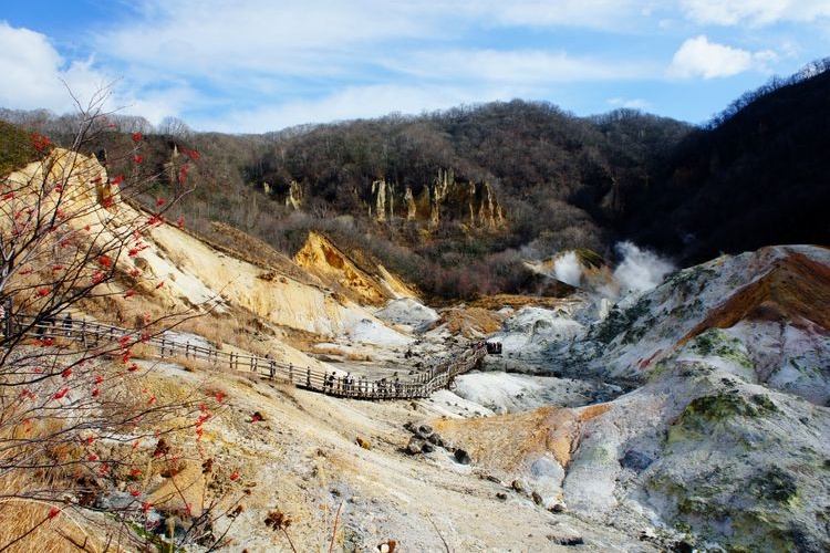 Tourist destination images of Noboribetsu Jigokudani (Hell Valley)(3)