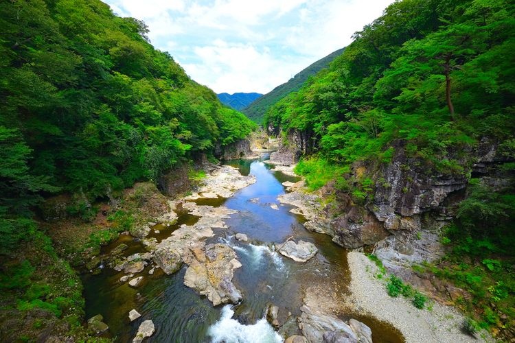 Tourist destination images of Ryuoukyo Gorge(2)