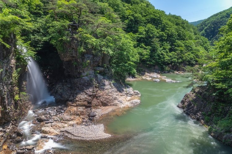 Tourist destination images of Ryuoukyo Gorge(4)