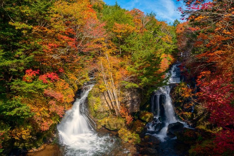 Tourist destination images of Ryuzu Falls(2)