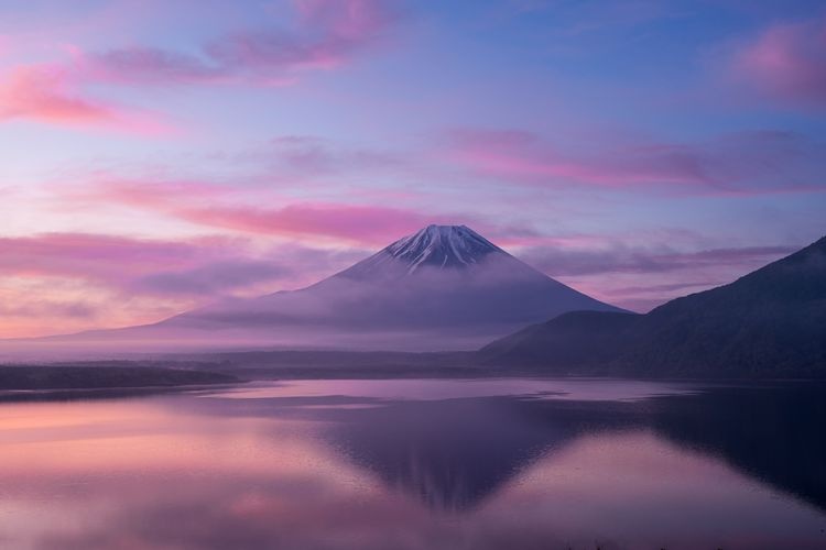 Tourist destination images of Lake Motosuko(4)