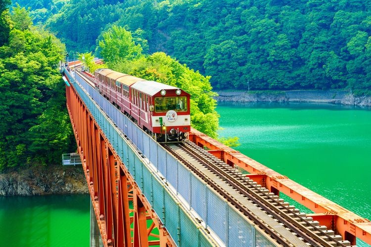 奥大井湖上站（大井川铁道）的旅游景点图片(2)