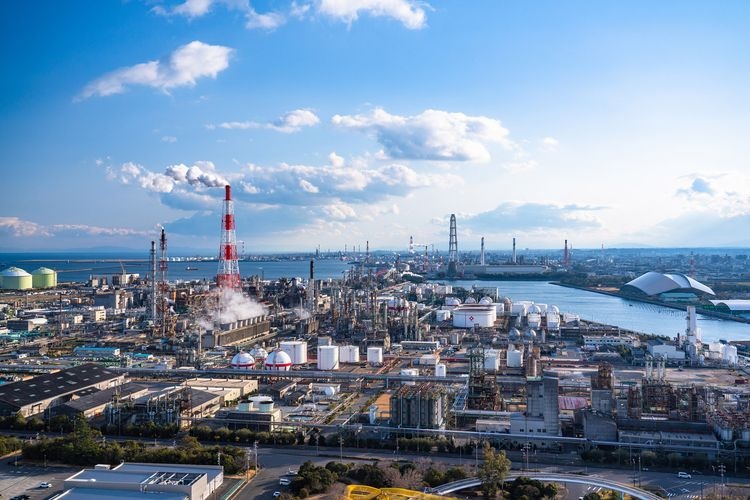 Yokkaichi Industrial Complex Night View (Umiteras 14)