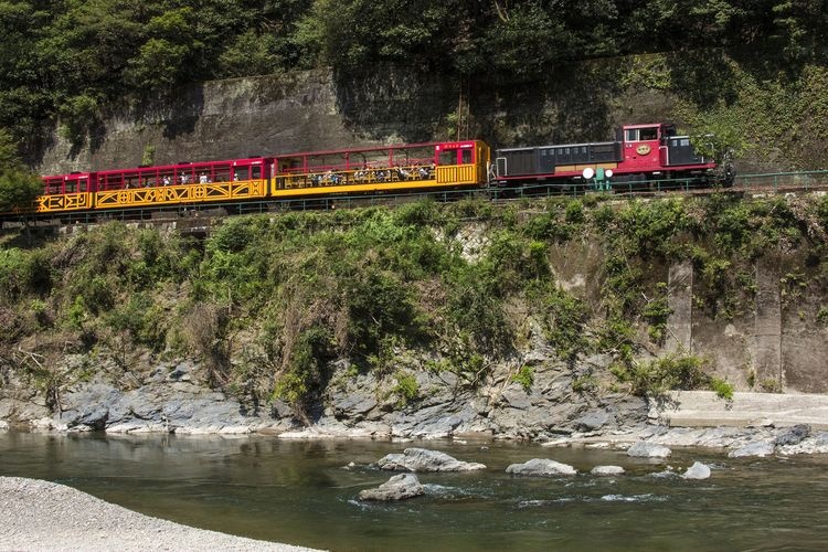 Sagano Scenic Railway Torokko Train