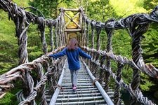 Tourist destination images of OkuIya Double Kazurabashi (Vine Bridges)(1)