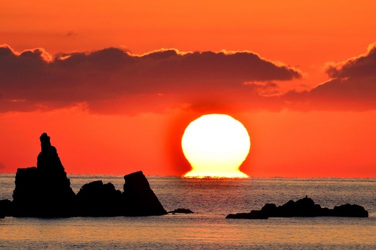 Daruma Sunset of Sukumo Bay