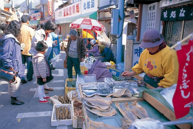 요부코 아침 시장