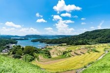 Tourist destination images of Oura Rice Terraces(2)