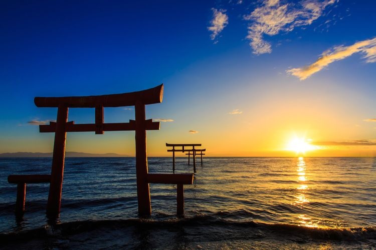 海中鸟居（大鱼神社）