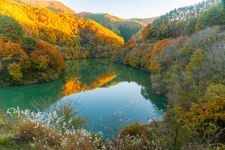 Tourist destination images of Momiji Lake (Minowa Dam)(1)