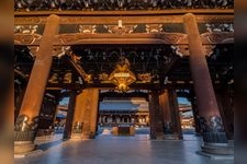 Tourist destination images of Higashi Honganji Temple (Shinzo Honbyo)(1)