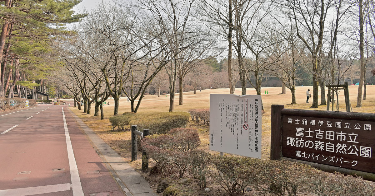 Suwa no Mori Natural Park | Sightseeing spots in Yamanashi