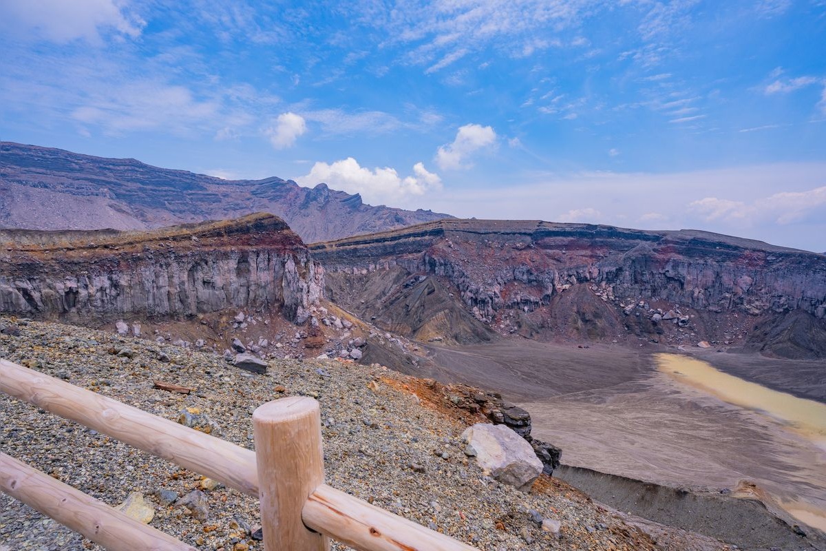 Miệng núi lửa Nakadake Aso
