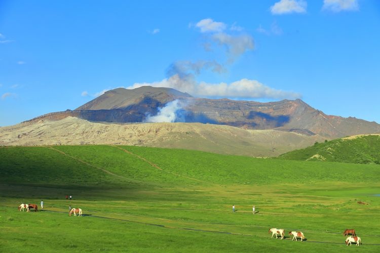 Miệng núi lửa Nakadake Aso 2
