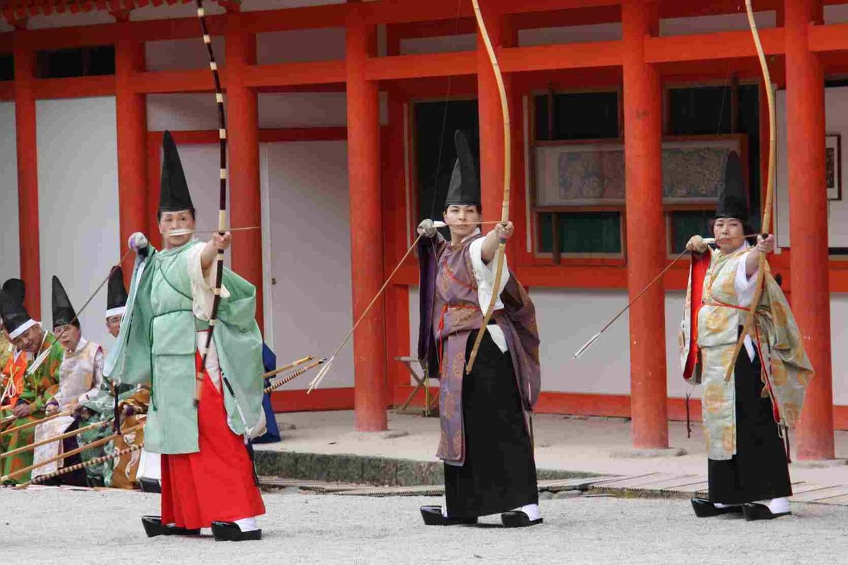 Ritual de Arquería Ayasha Shinji (Shimogamo-jinja)