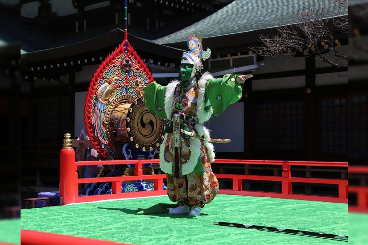 舞乐神事(真清田神社)