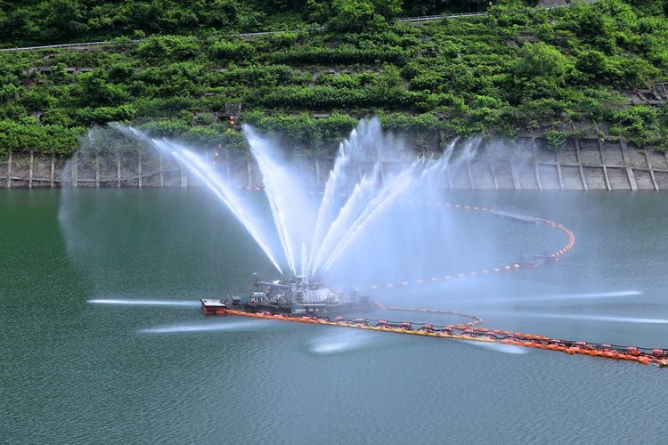 น้ำพุทะเลสาบกัสซัน (Gassan Lake Fountain)