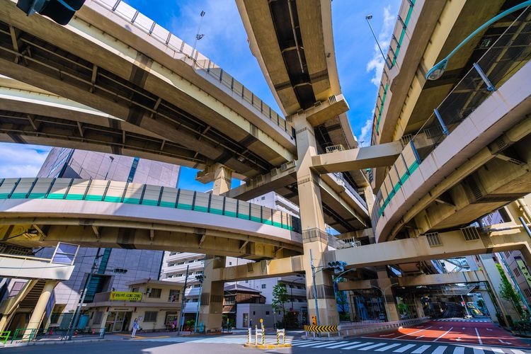 箱崎交流道 (Hakozaki Junction)