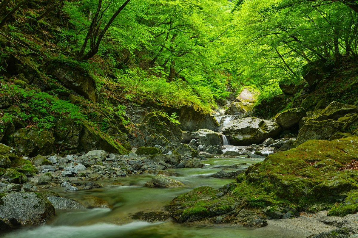 石空川溪谷