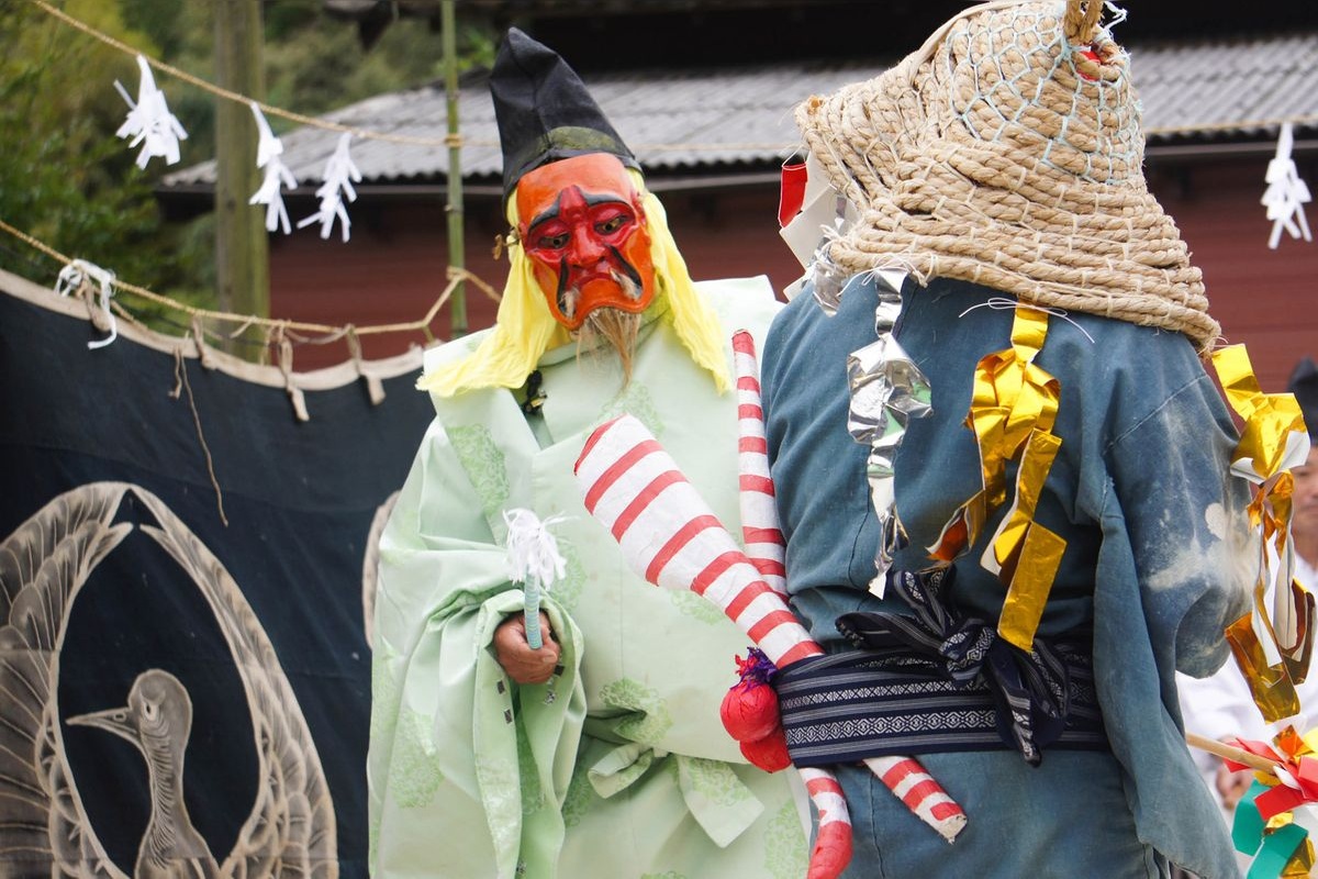 神舞(蓬原熊野神社)