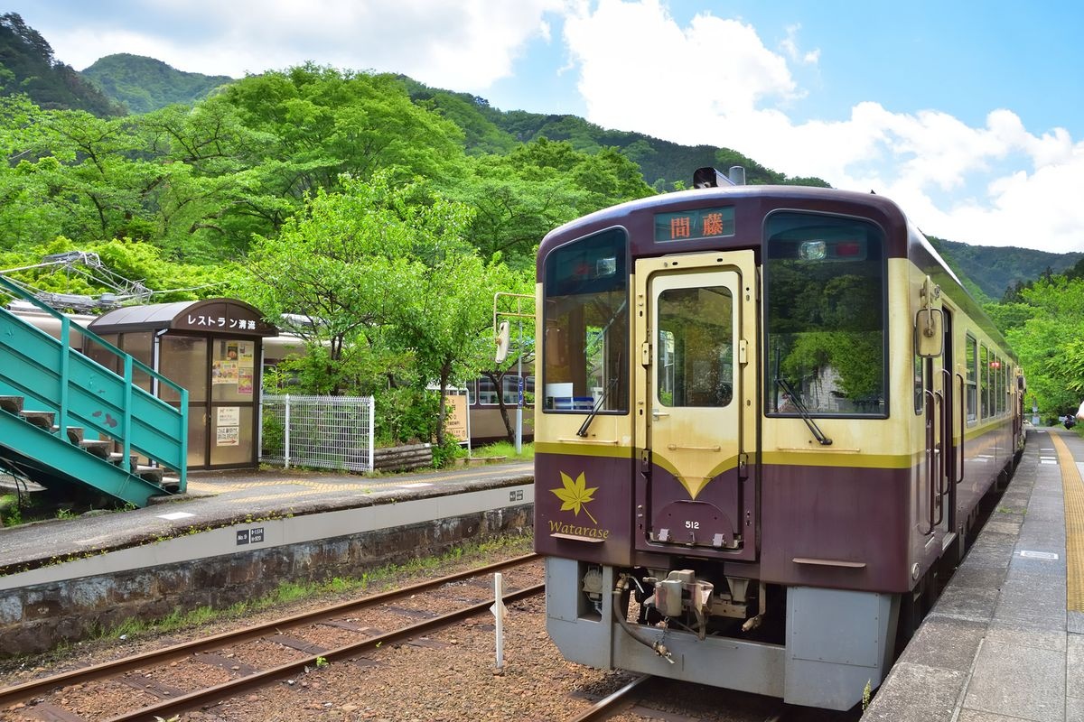 Kobe Station (Watarase Keikoku Railway)