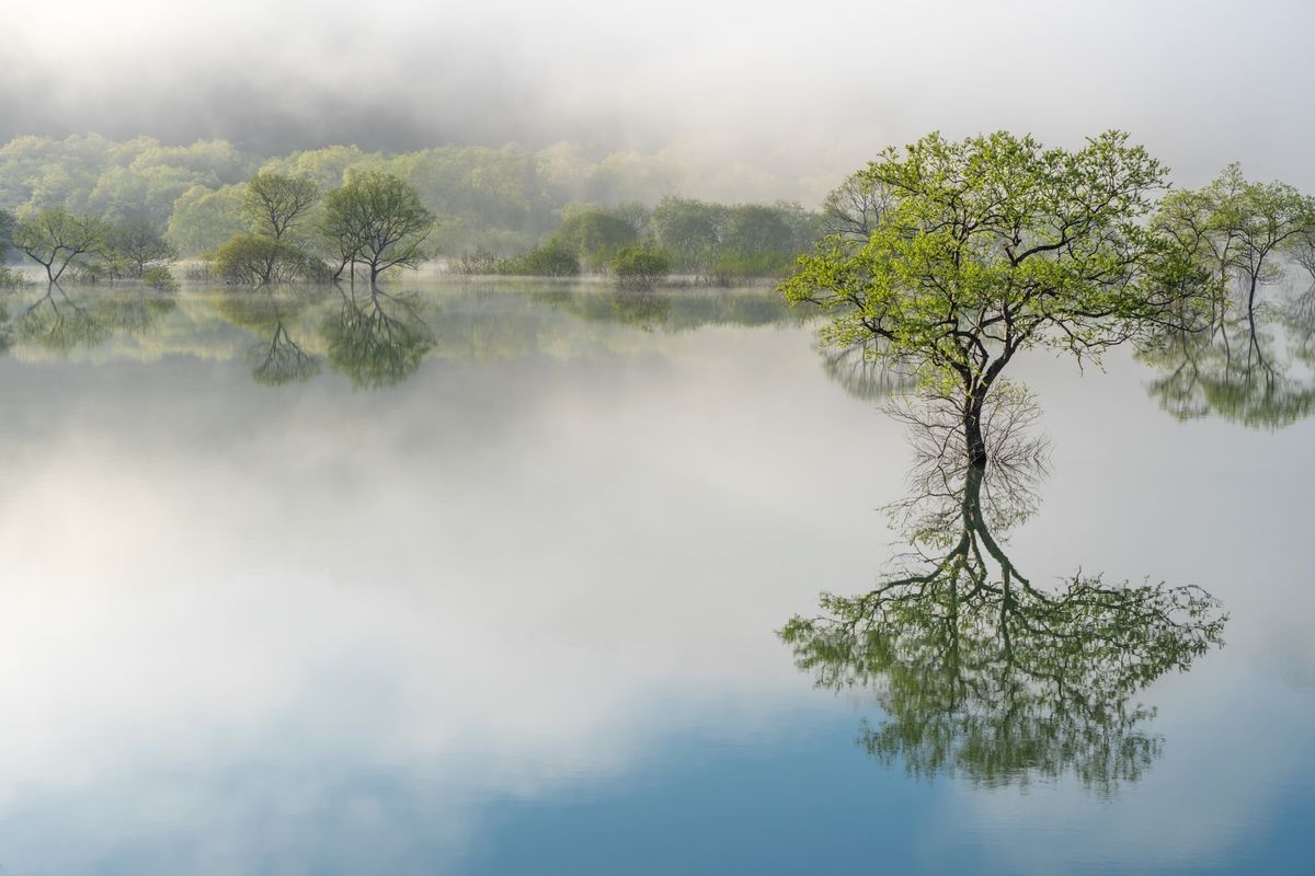 白川湖 (Shirakawa Lake)