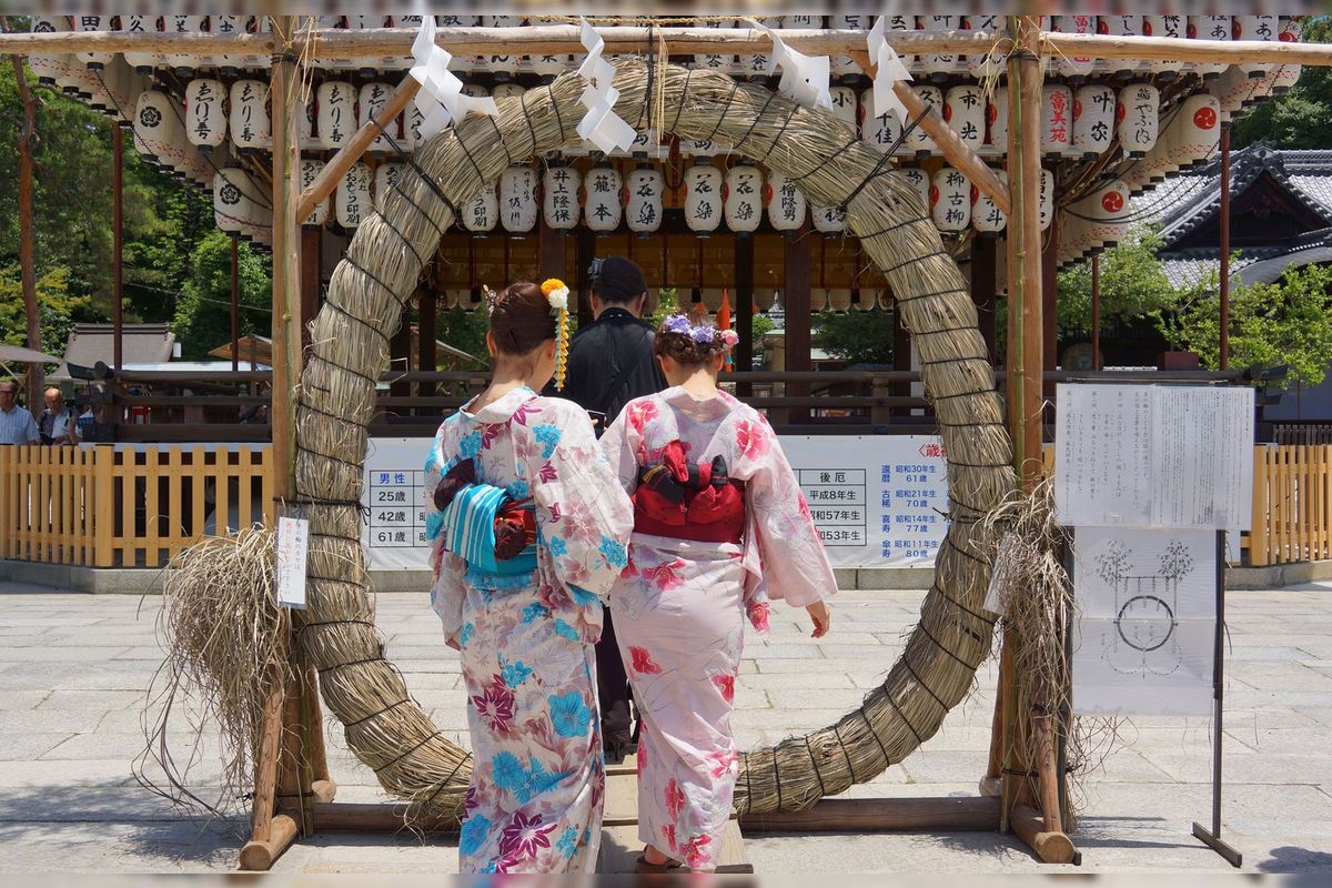 Minazuki Oharae at Terukuni Shrine