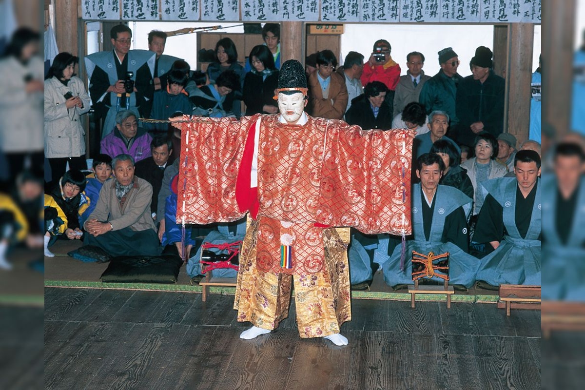 水海田乐能舞（鵜甘神社）