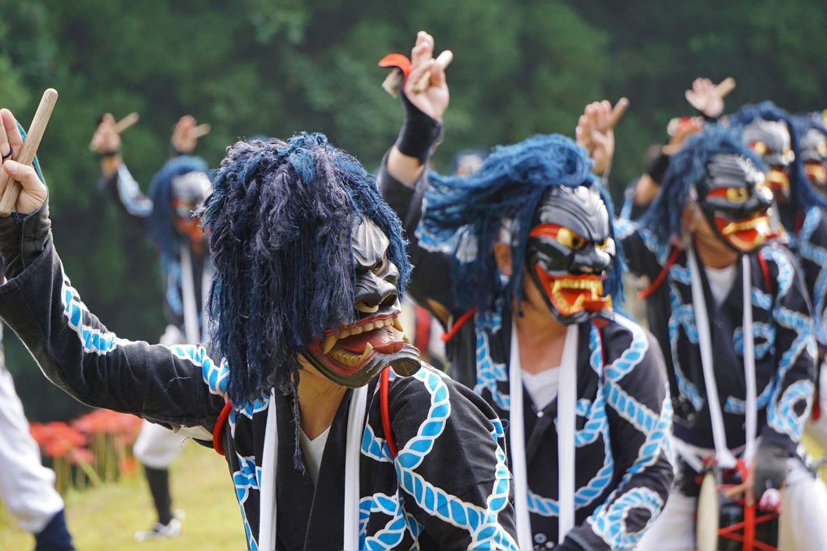 母ヶ浦面浮立（七浦秋祭）