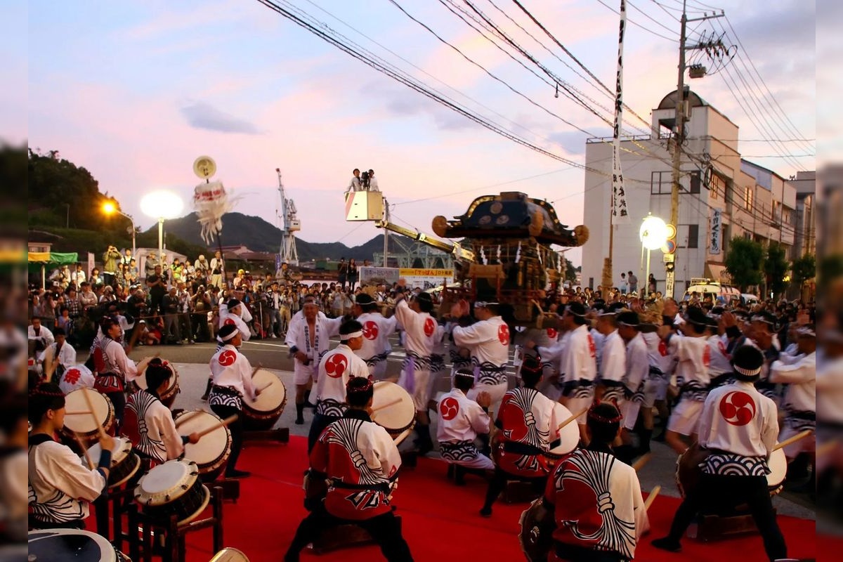 Festival de Onomichi Gion (Kubo Yasaka Jinja)