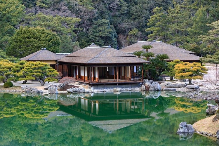 สวนริตสึริน (Ritsurin Garden) 4