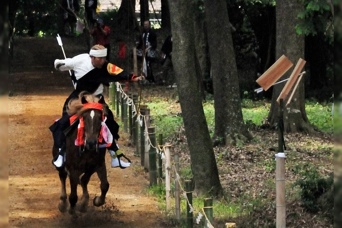 Yabusame at Taiho Hachimangu Shrine
