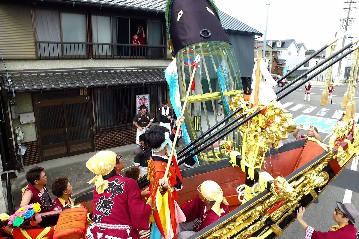 鳥出神社捕鯨儀式
