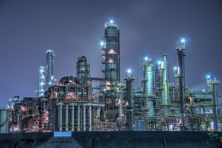 Yokkaichi Industrial Night View (Taisho Bridge) 2